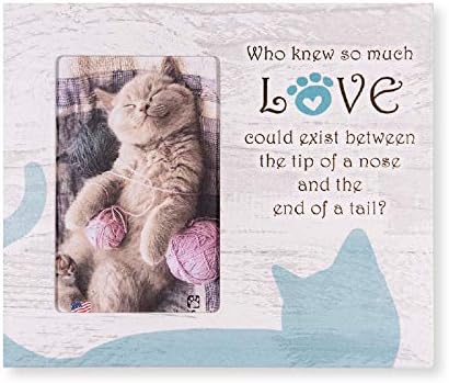 Amazon Co Jp Dog Speak Who Knew So Much Love Could Exist 猫 ペット 縦型 アンティーク調 木製 写真フレーム 4x6インチの写真用 ホーム キッチン