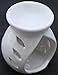 HOME DECOR - Oil Diffuser White Ceramic Tealight Oil Aroma Lamp - 3.8