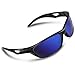 RIVBOS Polarized Sports Sunglasses Driving Glasses Shades for Men Women TR90 Unbreakable Frame for Cycling Baseball RB831
