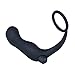 Anal Vibrator, Mosunx Silicone Waterproof G Point Stimulate Prostate Massager (Black)
