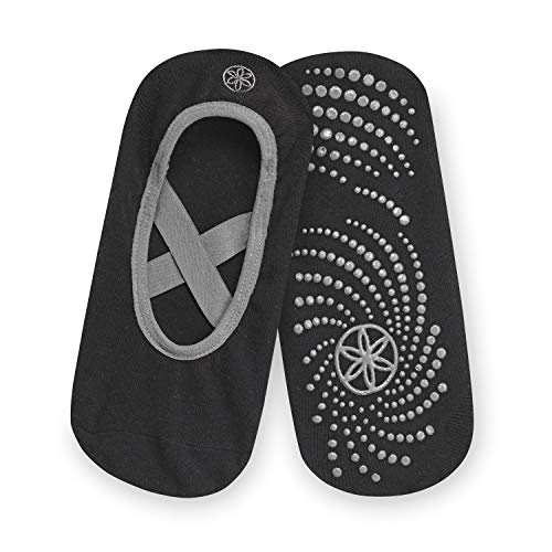 image for Gaiam Grippy Yoga Barre Socks | 3 Pack | Non Slip Sticky Toe Grip Acce
