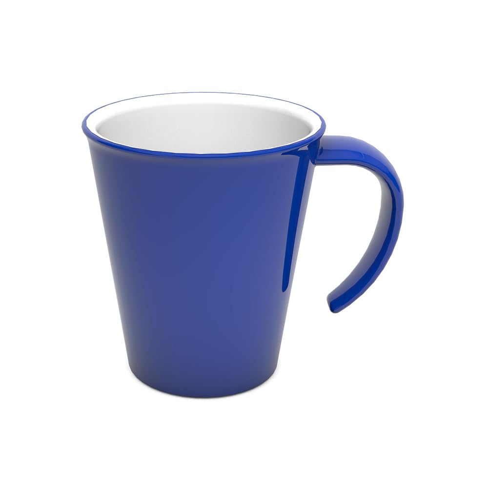 Ornamin Mug 300 ml Blue (Model 1201) / coffee mug, reusable mug, tea cup, camping mug, sturdy plastic mug