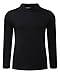 PODOM Men's Long Sleeve Pullover Hoodies T Shirt Casual Sweatshirt V Neck Tops Jersey Sweater