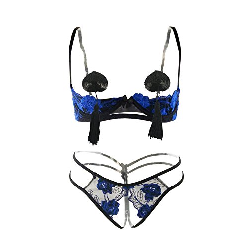Forny womens sexy bikini lace embroderied lingeries bod…