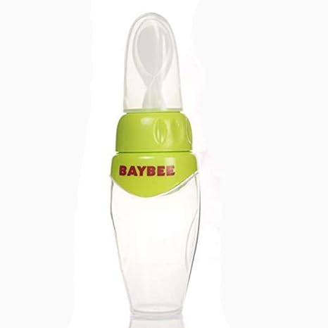 Baby Bottle Feeding Silicone Baby Squeeze Feeding Bottle With