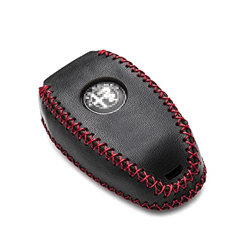 Leather Key Fob Case Cover For Infiniti QX60, QX50, QX55, Q50 (2018-2025 Models) - 5 Button