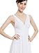 Ever-Pretty Sexy Chiffon White Dresses for Women 6US White
