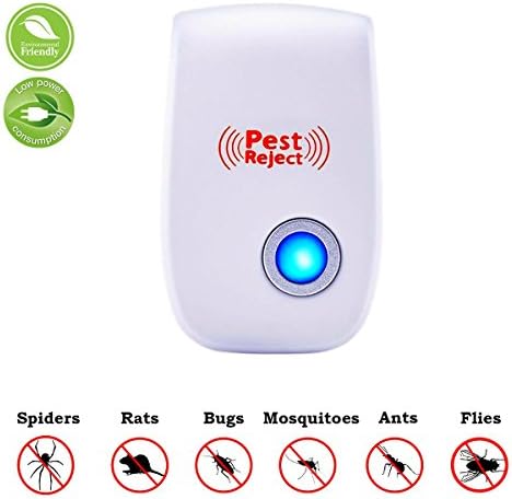 Thron Tools Ultrasonic Pest Repeller Plug In- Electronic- Best Pest Control - Eco Device for Ants, lizards, Mouse, Rat- With Night Light- Pet and Human Safe. 2018 UPGRADED. 2 PACK.