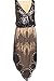 BABEYOND Women's V Neck 1920s Embellished Gatsby Sequin Flapper Dress