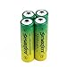 OVERMAL Hot 4PCS 3.7V 1200mAh 14500 AA Li-ion Rechargeable Battery For Flashlight Torch
