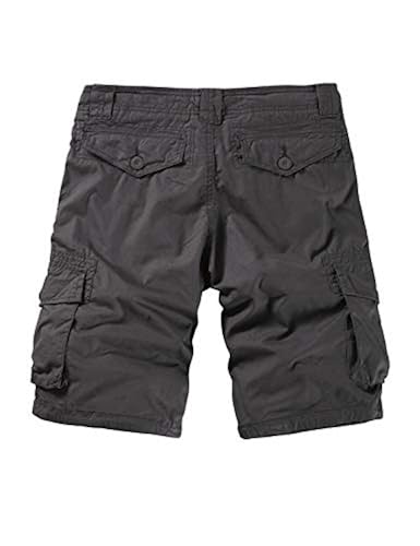 Match Men's Twill Comfort Cargo Short Without Belt #3116 (Label Size 4XL/40  (US 38), Gray)