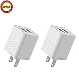 Wall Charger, UBP 4.2A 21W Dual USB Universal Portable Charger with mSmart Technology, for iPhone 7 6/6S Plus, 5/5S, iPad Pro, Galaxy S7, S6 Edge Plus, S5, Nexus, HTC & more [2-PACK]
