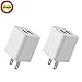 Wall Charger, 4.2A 21W Dual USB Universal Portable Charger with Smart Technology, for iPhone 7 6/6S Plus, 5/5S, iPad Pro, Galaxy S7, S6 Edge Plus, S5, Nexus, HTC & more [2-PACK]