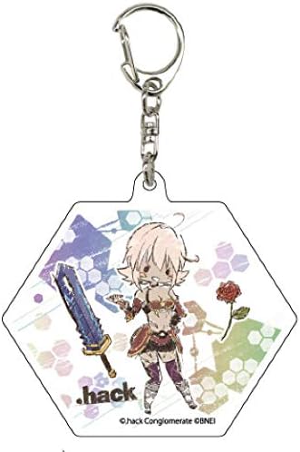 Amazon ブラックローズ アクリルキーホルダー Hack 01 グラフアートデザイン アニメ 萌えグッズ 通販