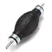 Ninth-City Rubber Fuel Primer Gasoline Petrol Diesel Pump Black - 1/4