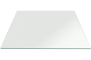 WGVI WGV Square Mirror Plate Sets Bulk 12" Width, 4.2 mm Thickness, Frameless Sanded Edges, Quality Thick Candle Tray, Home Event Party Wedding Table Centerpiece Wall Decor, 12 Pieces