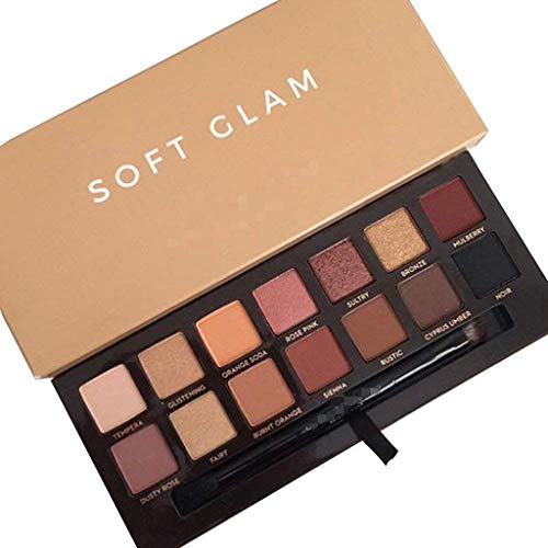 Aviat Professional Matte Eyeshadow Palette 14 Colors Glitter Palette Eyeshadow Powder Exquisite Eye Shadow Eye Makeup