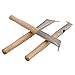 BQLZR 3x Pottery Clay Sculpture Wax Tools Set Printing Batik Pens Natural Wood Color