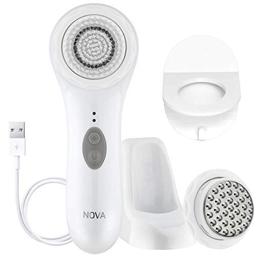 Spa Sciences NOVA Patented Sonic Facial Cleansing Brush & Exfoliating