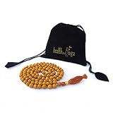 HealthAndYoga(TM) Mala Beads Turmeric