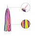 AHCSMRE 2PCS Children Kids Bicycle Bike Handlebar Grips Colorful Polyester Streamers Tassel Ribbons and 1PCS Handlebar Flower Pinwheel Baby Carrier Accessoriesthumb 4