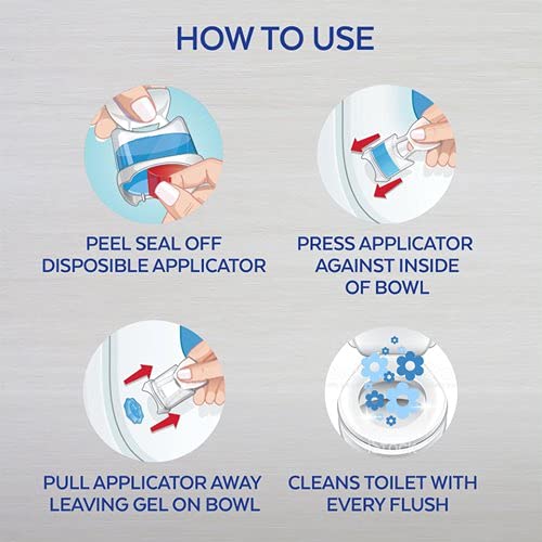 Lysol Click Gel Automatic Toilet Bowl Cleaner, Gel Toilet Bowl Cleaner