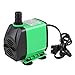 Pedy 800GPH (3000L/H) Submersible Water Pump for Pond, Aquarium, Fish Tank Fountain Water Quiet Pump Hydroponics, 24W