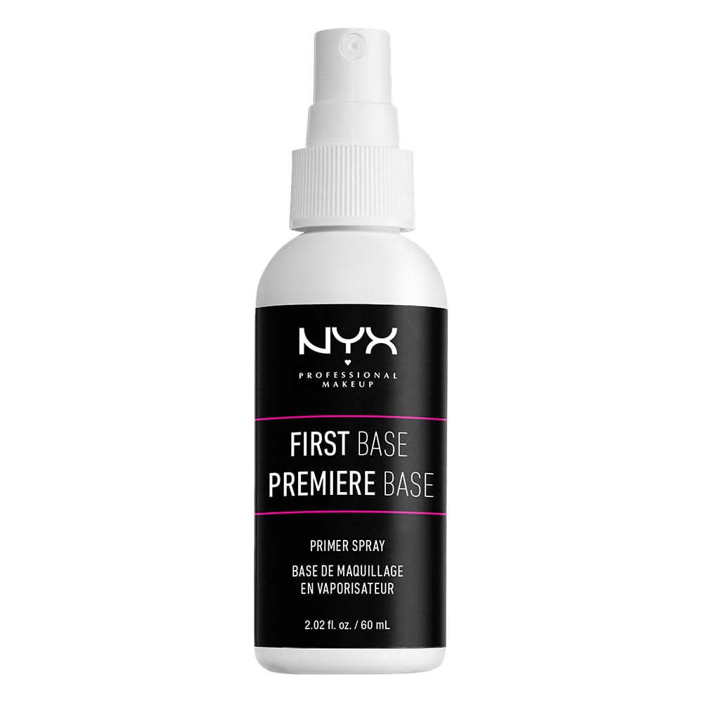 NYX Professional Makeup First Base Makeup Primer Spray, Fine Fist Primer for Quick Application, Leaves Skin Soft & Refreshed, Vegan Formula, Cruelty Free, 0.021 kg