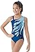 Balera Gymnastics Leotard Asymmetrical Navy Royal Child Medium