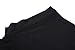 Dearlovers Women V-Neck Vintage Solid Blouse Top X-Large Black