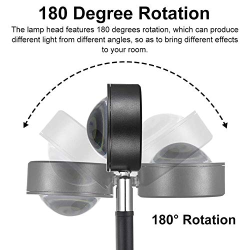 Sunset Lamp Projection Night Light Projector, 360 Degree Rotation Rainbow 10W Led Light, Dimmable 10 Adjustable Brightness Floor Sunset Lamp, USB Port Romantic Gift for Living Room Party Bedroom Decor