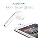 Bluetooth Headset, Hands Free Wireless Earpiece V4.1 w/Mic for Business/Office/Driving Calling, Compatible with iPhone Samsung and Other Cellphones - Single Right Ear