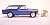 Blue 1955 '55 Chevy Chevrolet Nomad Car Vehicle Diecast Model 1/40 Pull Back