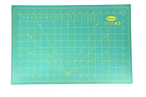 Alikeke Gridded Cutting Mat 12" X 18"ï¼ˆA3ï¼‰ + 28mm Rotary Cutter