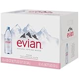 Evian Natural Spring Water (1 L, 12 pk.)