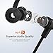 Bluetooth Headphones, TaoTronics Sweatproof Wireless Earbuds Bluetooth 5.0 Sports Earphones 9 Hours Playtime (IPX6 Waterproof, aptX Stereo, CVC 6.0 Noise Cancelling Mic)