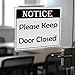 NIUBEE 5x7 inch Wall Mount Acrylic Sign Holder with Double Sided Tape Adhesive for Office, Home, Store, Restaurant, No Drilling - Horizontal (6 Pack)