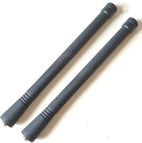 bestkong 2 X VHF Heliflex Antenna for Motorola GP88 GP300 GP320 GP330 GP340 GP360 GP1280 HT50 HT600 HT750 HT1250 Portable Radio 6