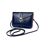Outtop MINI Messenger Bag Cross Body Hobo Handbag Tote Bags for Women Girl (Dark Blue)