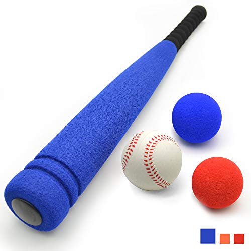 CeleMoon [3 Balls Included] Super Safe Kids Foam Baseball Bat Toys with 3 Balls for Children Age Over 3 yrs Old, Portable Carrying Bag Included, Blue - Thumbnail 6