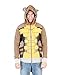 Guardians of The Galaxy I Am Rocket Raccoon Costume Hoodie (Adult Large) Brown