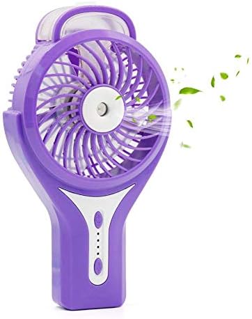 Ehomely Personal Misting Fan Handheld USB Rechargeable Battery Fan Portable Cooling Water Mist Heat Stroke Prevention