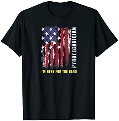 Pyrotechnician Shirt Pyrotechnics | Fireworks Flag T Shirt