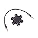 Teenitor 3.5mm headphone splitter, 3 Pieces Octopus 1 to 5 Stereo Audio 3.5 Headphone Splitter Adapter Converter Music Sharing Device Music Hub For All Devices.