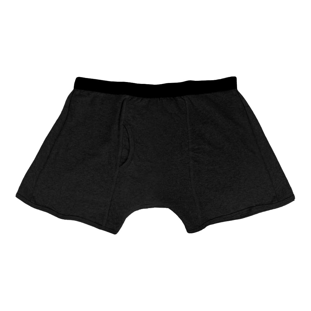 Men Incontinence Pants Washable Protective Pants Incontinence Discreet Underwear High Absorbency Pants for Bladder Weakness Anti-Leak Boxer Briefs Cotton High Waist Leakproof Boxer Shorts