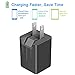 TAKAGI Wall Charger Dual Port Travel Adapter Power Converter 2.4A(1-Pack) Foldable Plug iPhone 7 6/6S Plus, 5/5S, iPad Pro, Samsung S7, S6, S5, Nexus, HTC & More