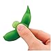 WFFO Slow Rising Squishy Toy, Squeeze Bean Stress Relief Fidget Bean Squishies Toys Keychain Improve Focus Toy (Green)