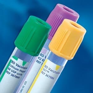 BD Vacutainer Plus Plastic Blood Collection Tubes Hemogard Closure, 3.0mL, Lt. Green 367960
