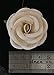20 Pcs Flower Rose Artificial for Head Wedding Scrapbooking DIY Craft Bouquet Vase Basket Embellishment Size 45 mm White Color.