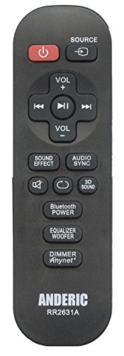 Anderic rr263a replacement for samsung sound bar system…